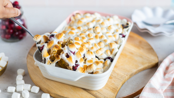 Candied Yams with Cranberries